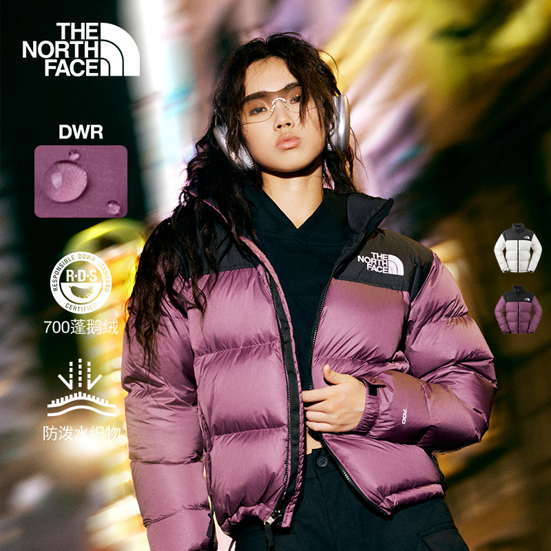 TheNorthFace 96 Nuptse トレンドブランドの女性用ホワイトグースダウンジャケット クラシックアイコン新モデル登場