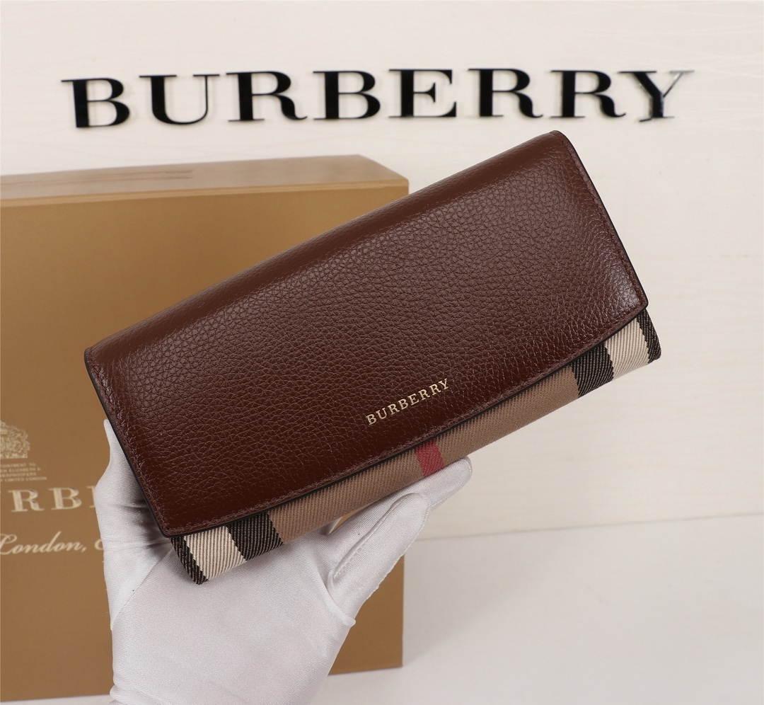 バーバリー「Burberry」クラシック チェック レディース 長財布