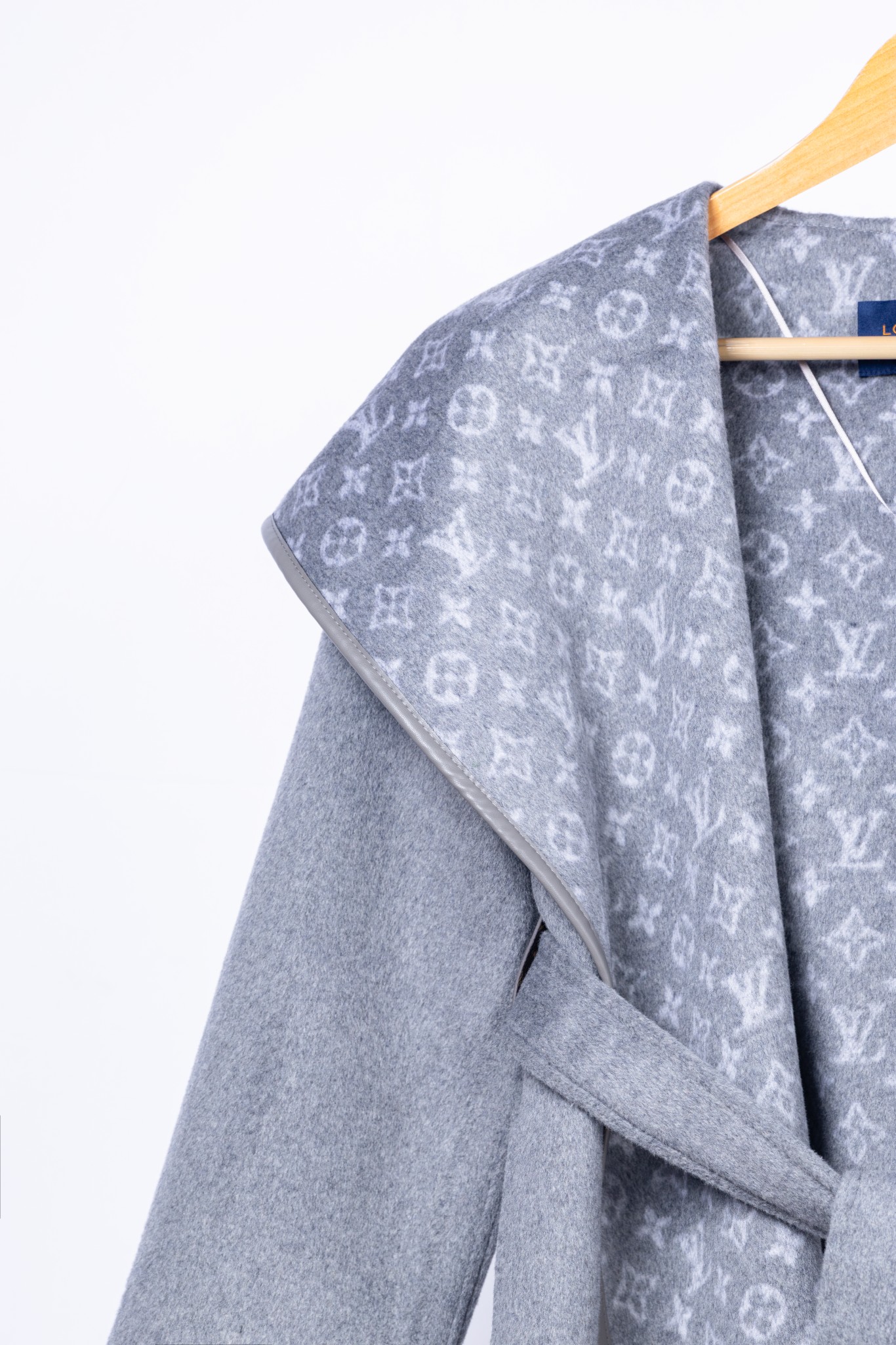 ルイ・ヴィトン「Louis Vuitton」秋冬 レディース ワップルフードロングコート