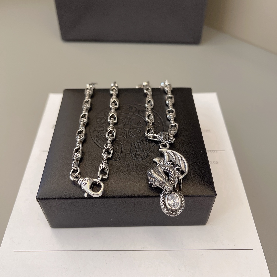 クロムハーツ「Chrome Hearts」シンプルペンダントネックレス - ユニセックス