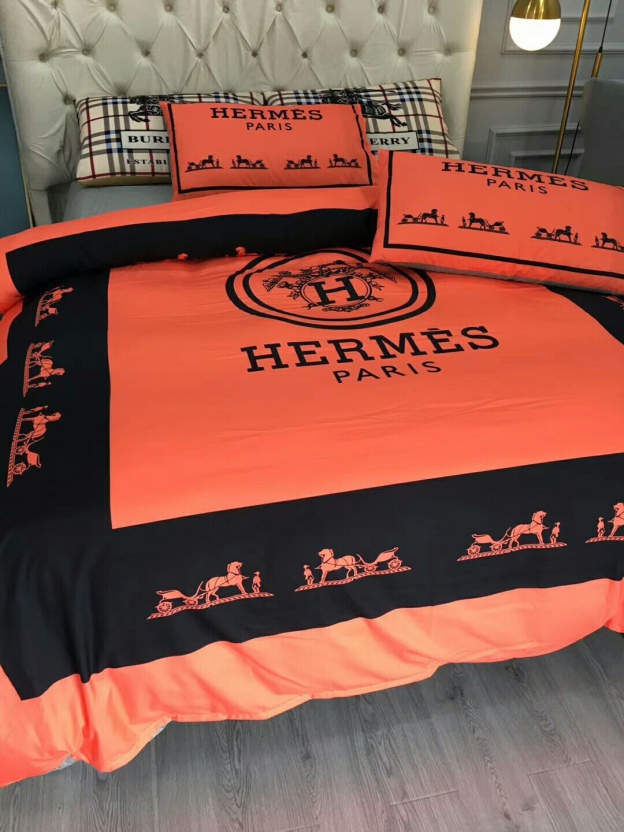 エルメス「Hermès」プレミアムコットン デジタルプリント 4点セット