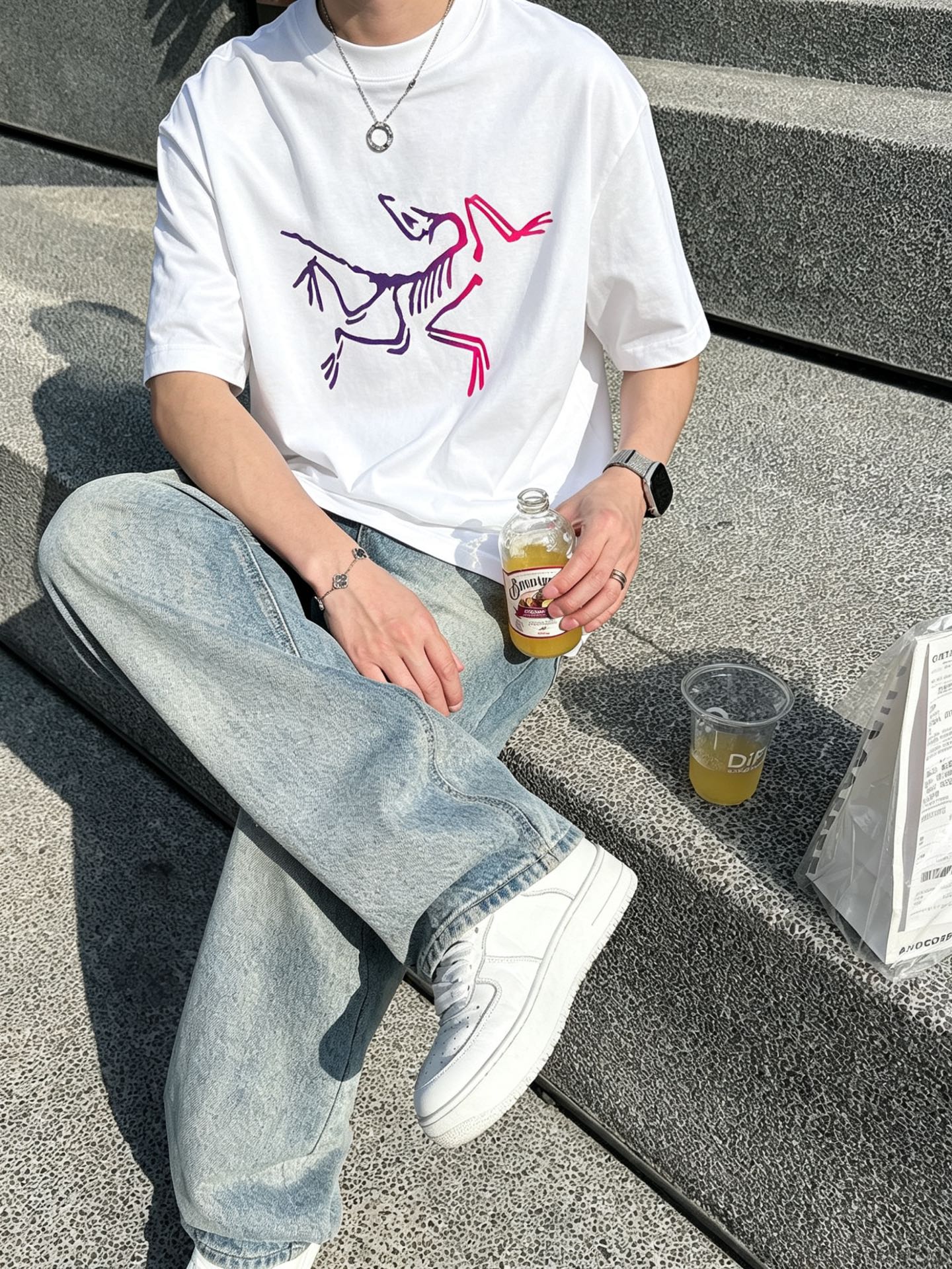 アークテリクス「ARC'TERYX」ロゴプリントTシャツ / ショートスリーブ クルーネック