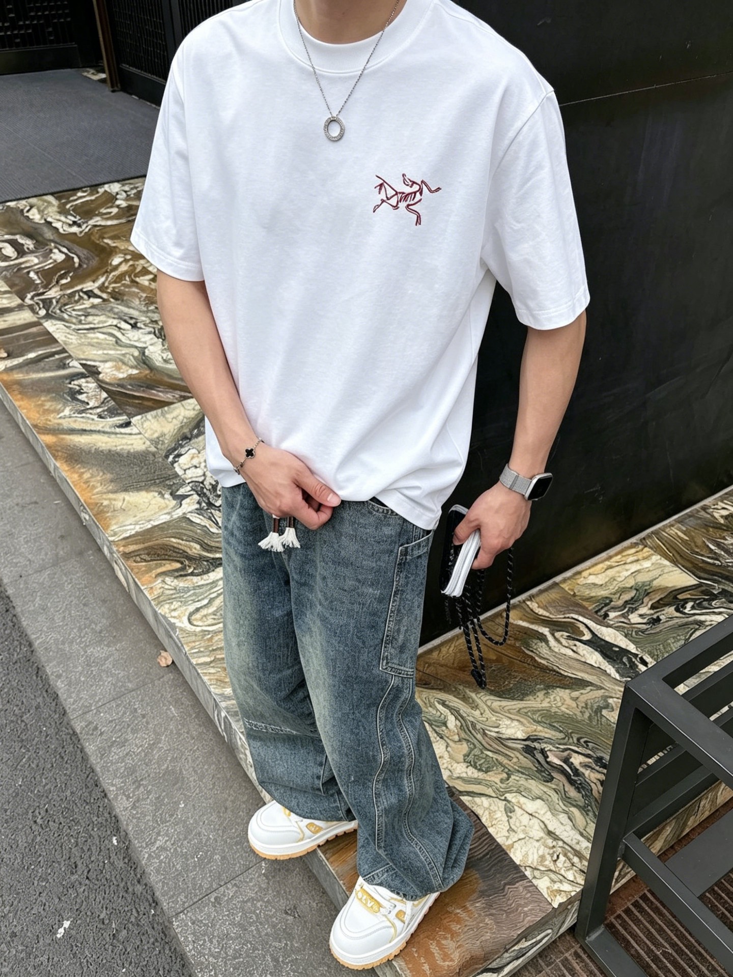 アークテリクス「ARC'TERYX」ロゴプリントTシャツ / ショートスリーブ クルーネック