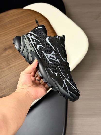 ルイ・ヴィトン「Louis Vuitton」ルイ・ヴィトン ラン 2.0 スニーカー / レザーメッシュスニーカー