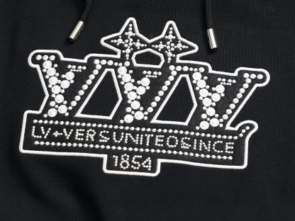 ルイ・ヴィトン「Louis Vuitton」フード付きコットンパーカー(ユニセックス)