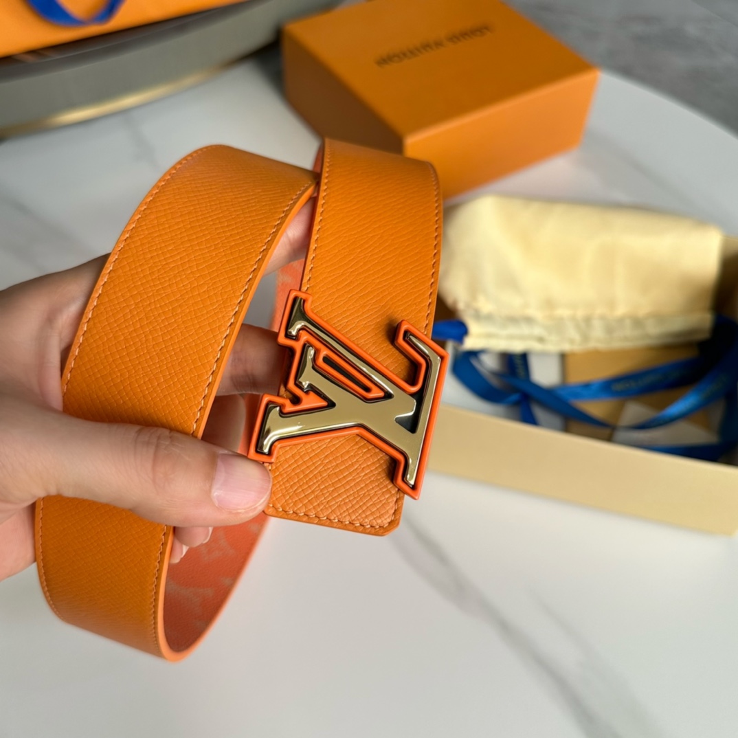 ルイ・ヴィトン「Louis Vuitton」ベルト･LV イニシャル 40MM リバーシブル
