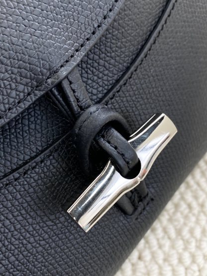 ロンシャン「Longchamp」ロンジャンプ ロゾー 竹節トップハンドルショルダーバッグ スモール