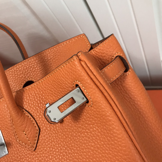エルメス「Hermès」 Birkin 30 トゴレザー ツートンカラー ショルダーバッグ（シルバーハードウェア）