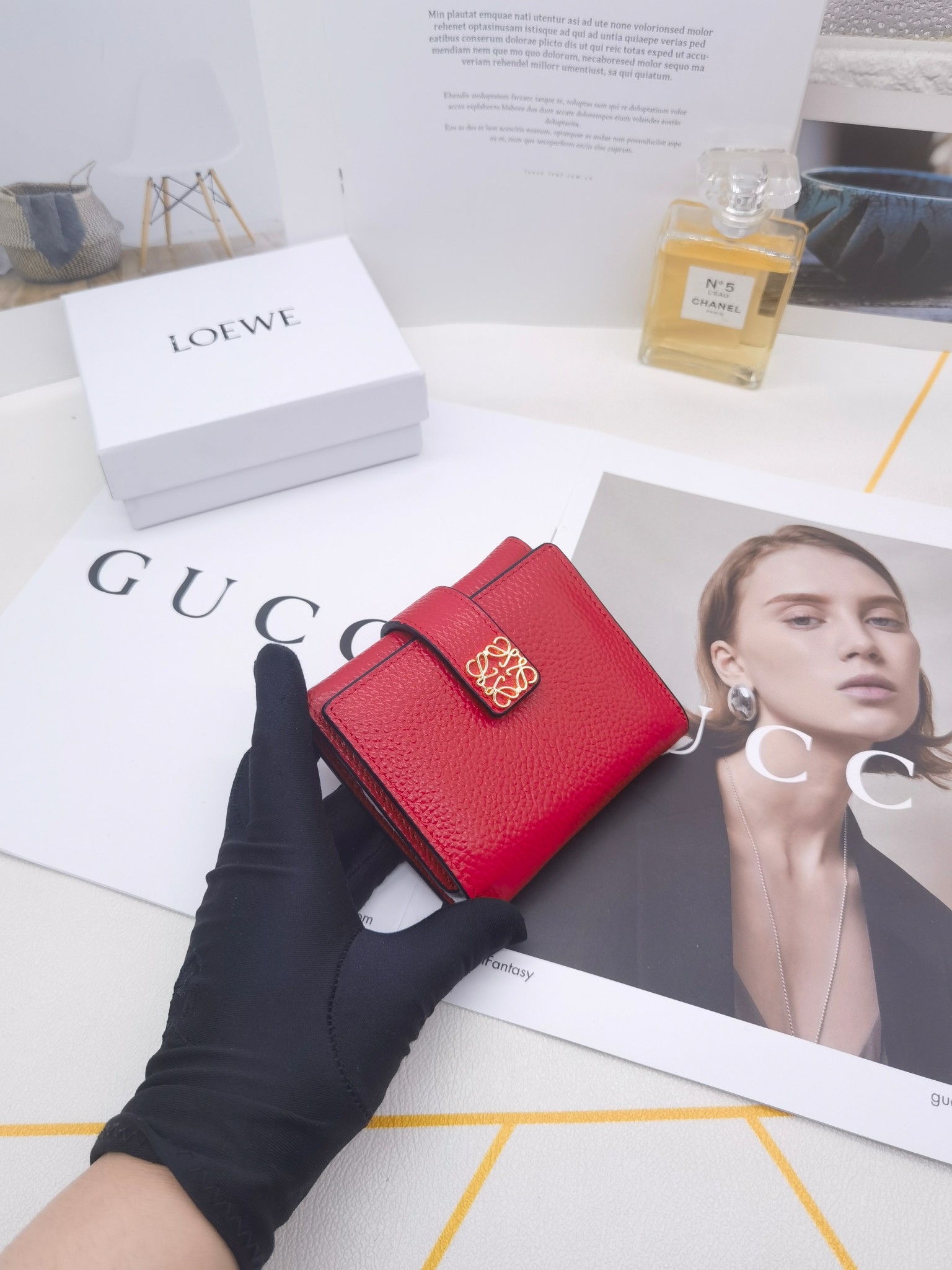 ロエベ「LOEWE」アナグラム コンティネンタル ウォレット 5色