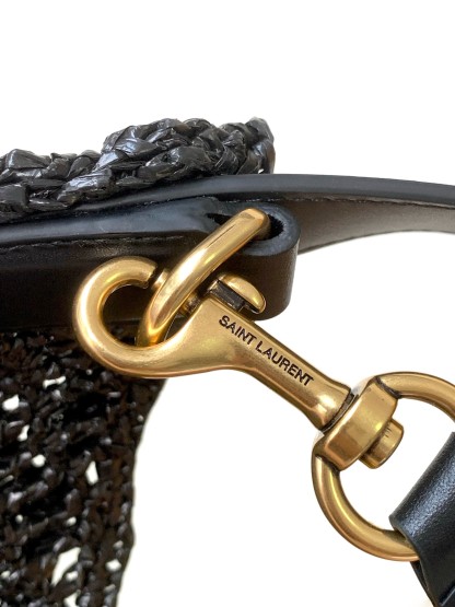 サンローラン「Saint Laurent」OXALIS ラフィア ショルダーバッグ