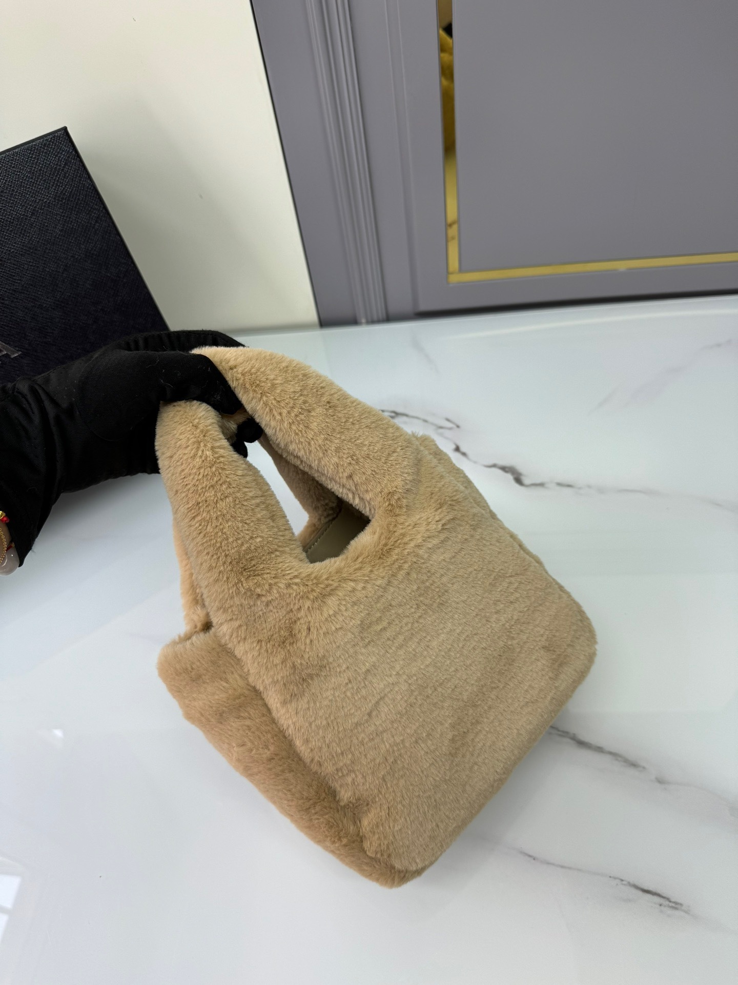 プラダ「Prada」ウール ミニバッグ  レディースバッグ