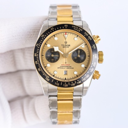 チューダー「Tudor」ブラックベイ クロノ スチール 腕時計41MM