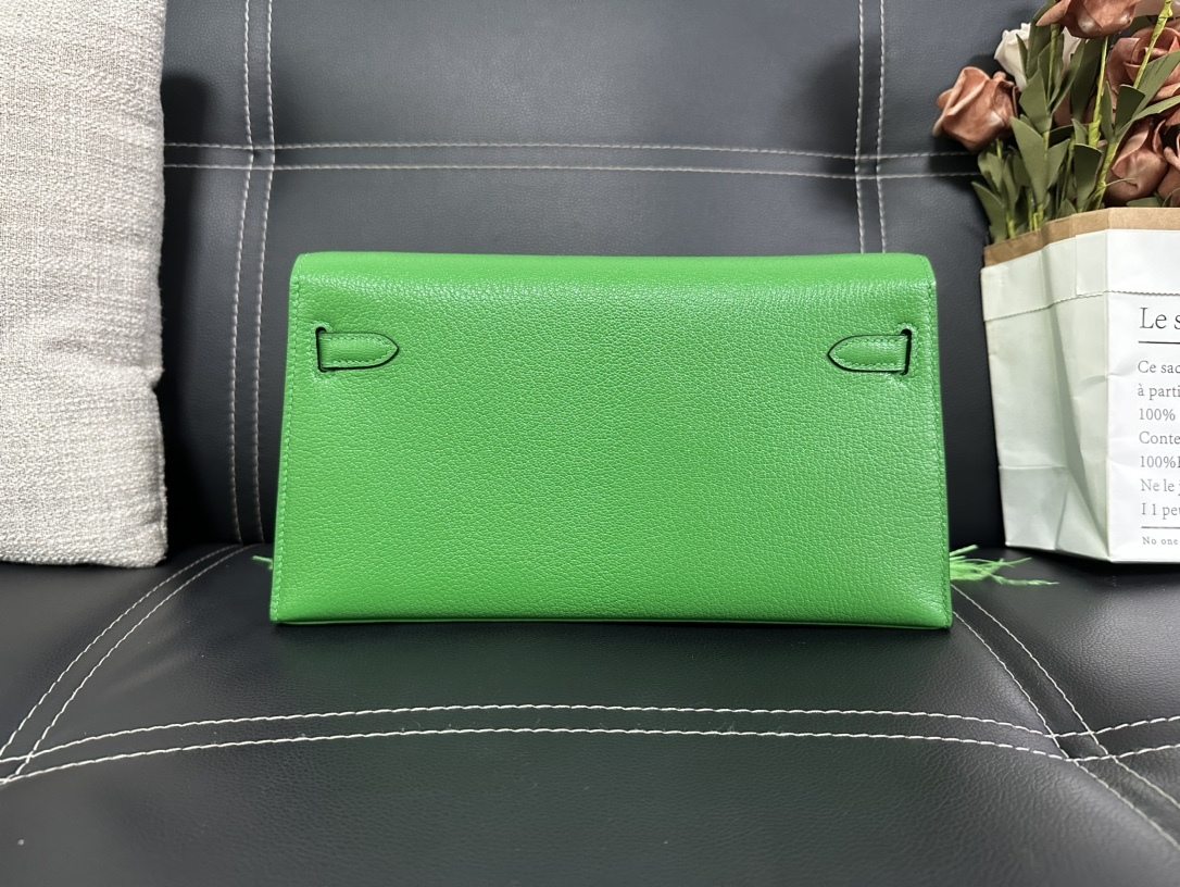 エルメス「Hermès」  ケリー エラン シャムキラ フェザー レザー ショルダーバッグ