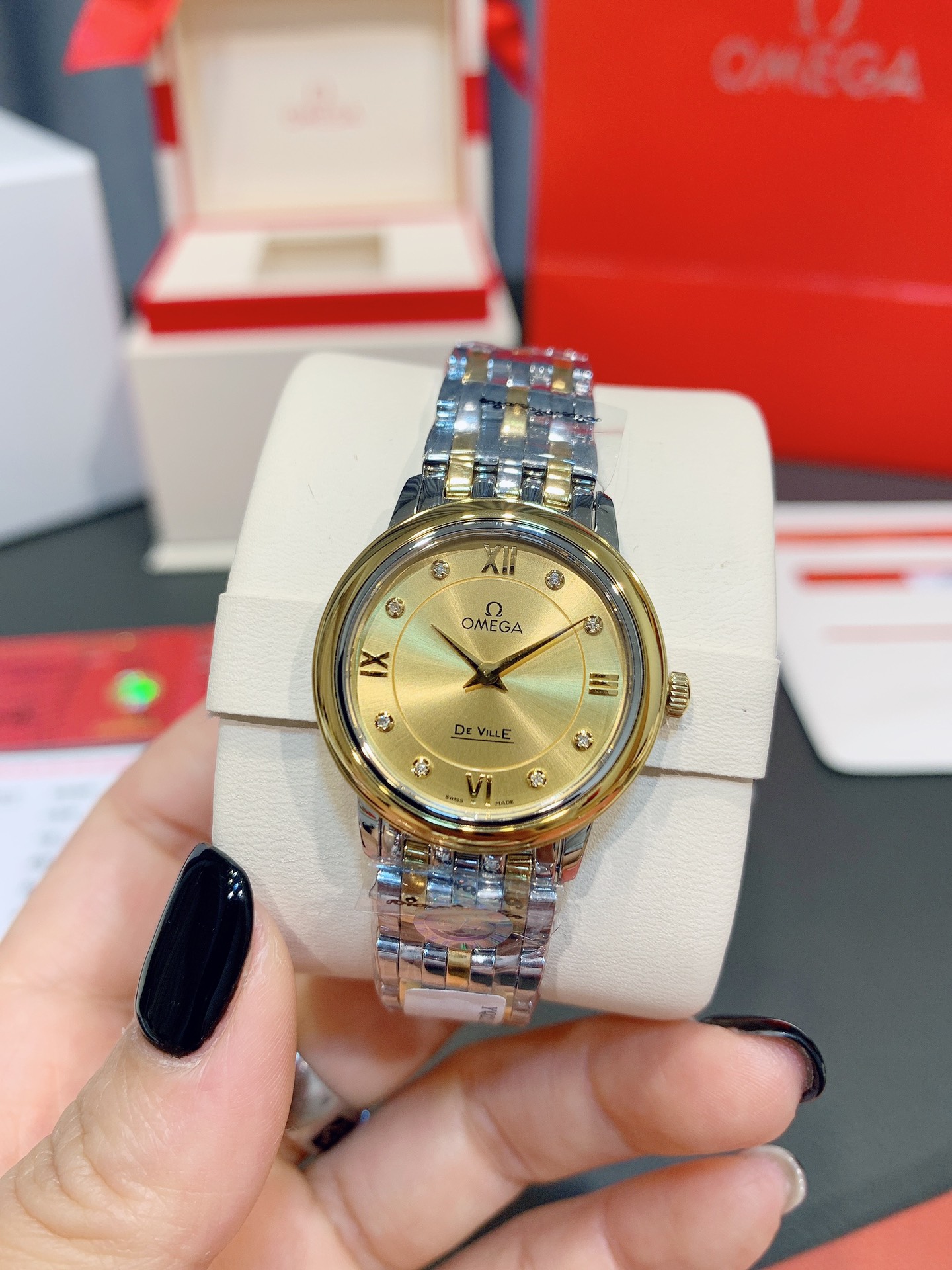 オメガ［Omega］DeVille レディース腕時計27MM