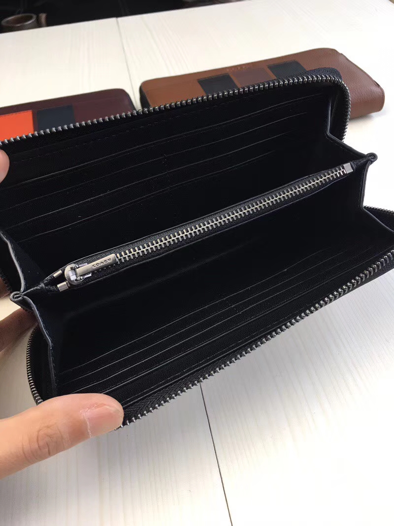 コーチ「Coach」メンズ ラウンドファスナー ロングウォレット