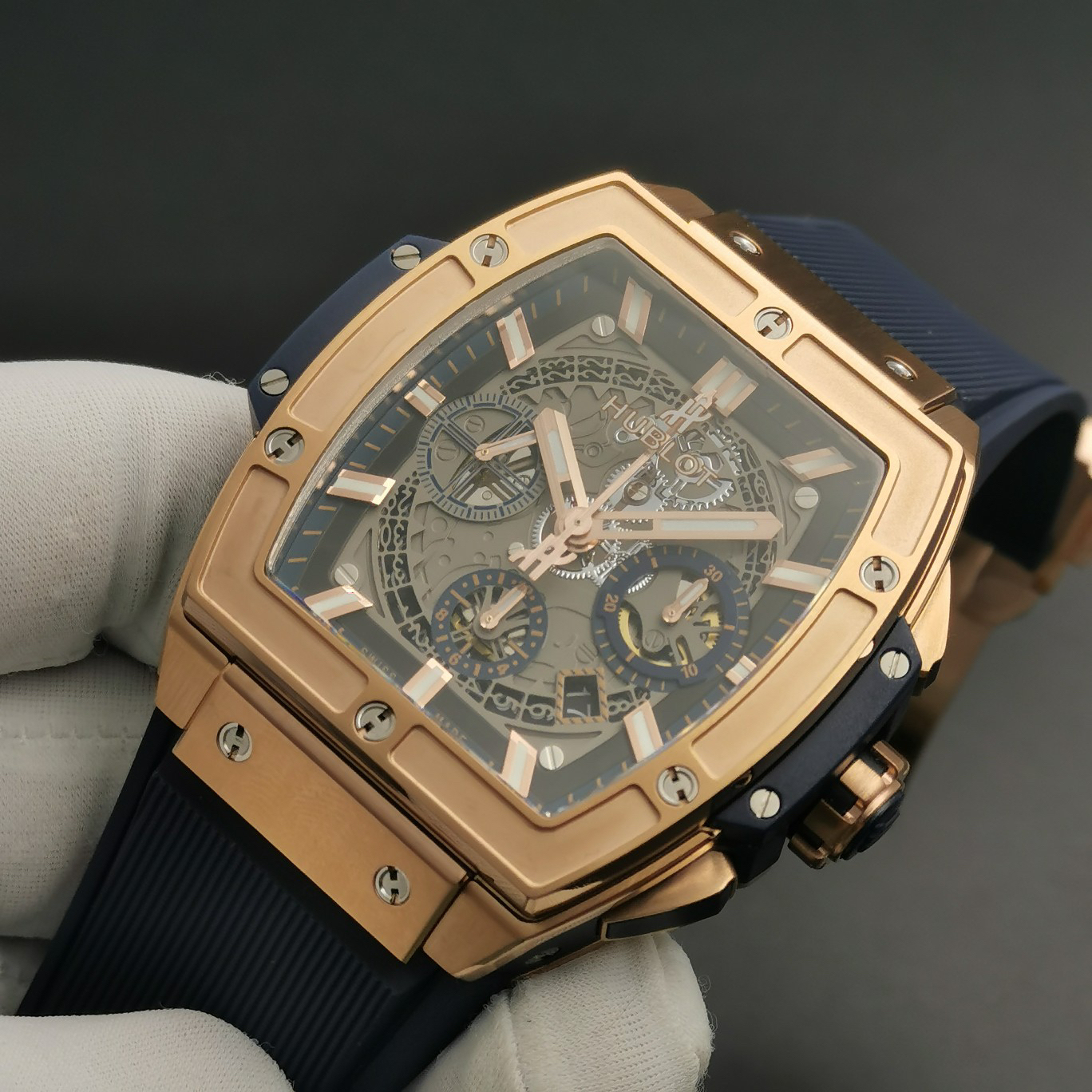 ウブロ［Hublot］スピリット オブ ビッグバン クロノグラフ メンズウォッチ42MM