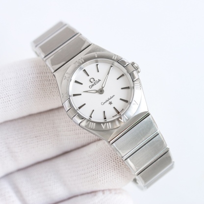 オメガ「Omega」星座シリーズ28 mmクワット腕時計