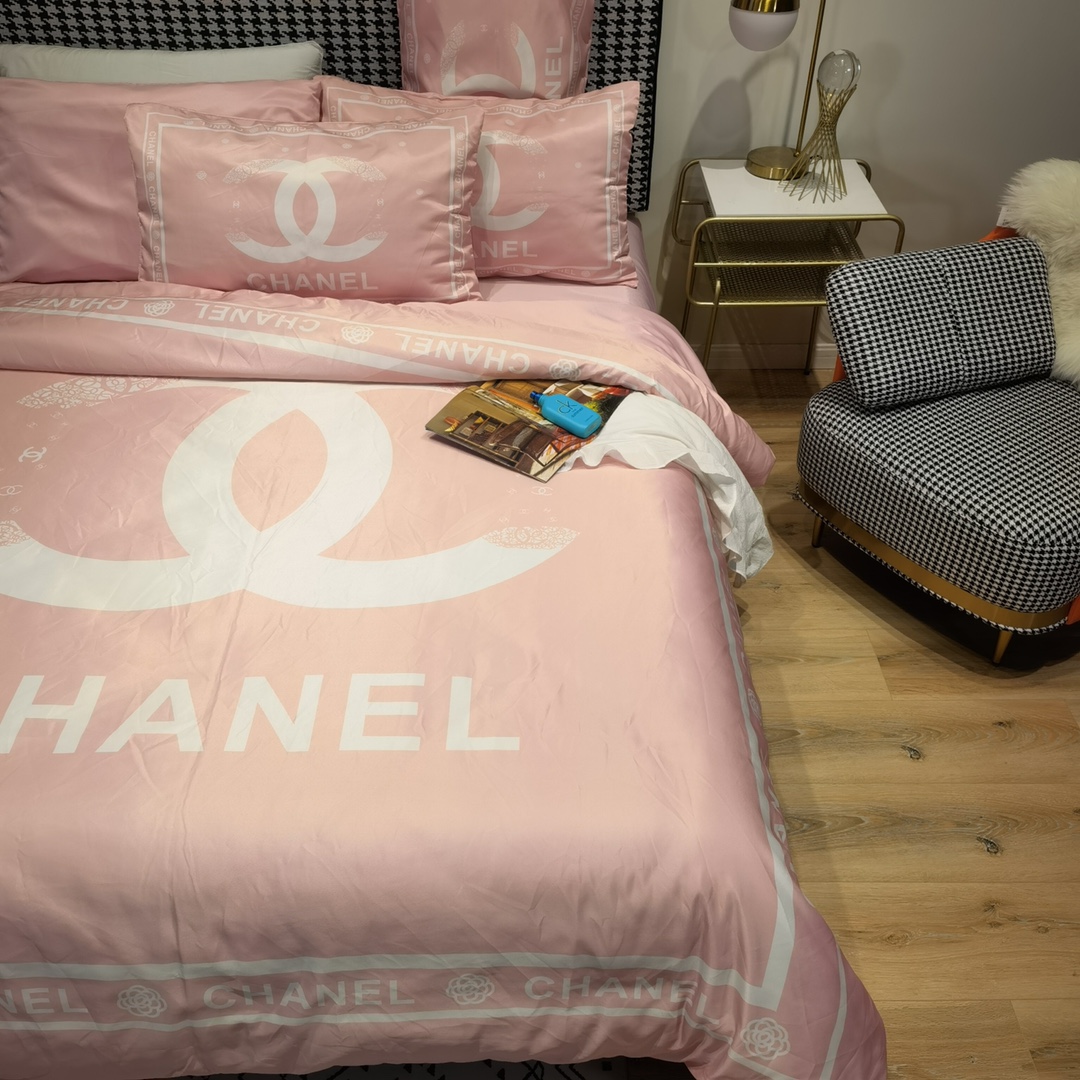 シャネル「Chanel」プレミアムコットン デジタルプリント 4点セット