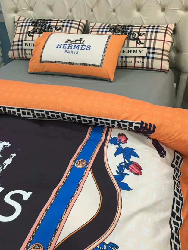 エルメス「Hermès」プレミアムコットン デジタルプリント 4点セット