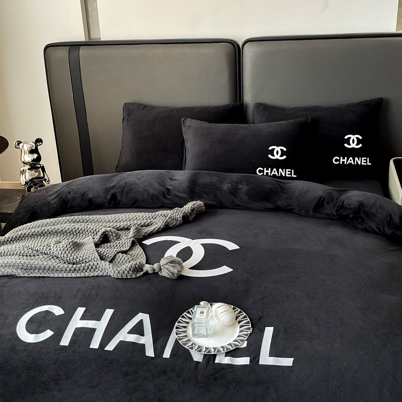 シャネル「Chanel」プレミアム クリスタルベルベット プリント 4点セット