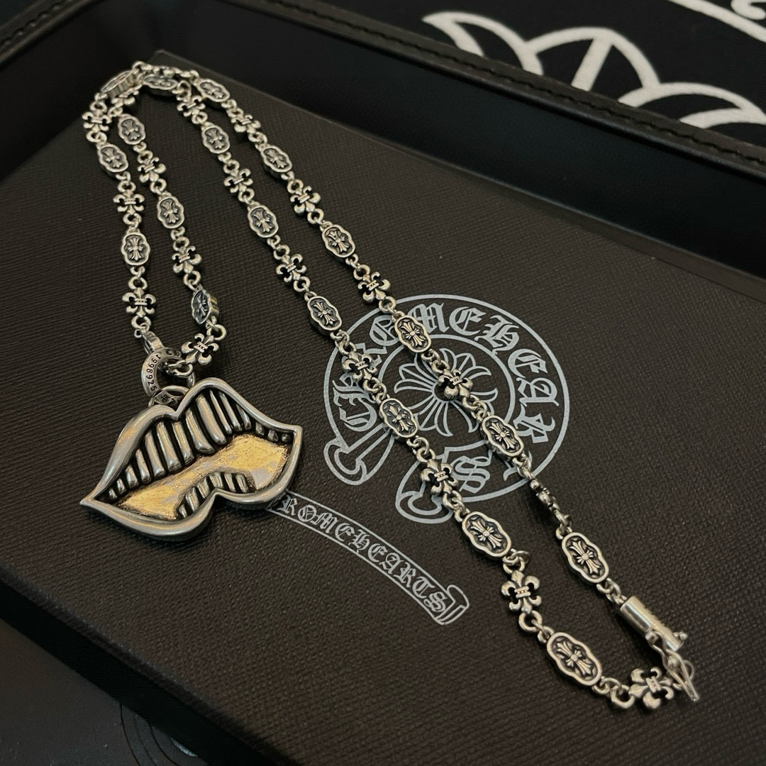 クロムハーツ「Chrome Hearts」クラシック ペンダントネックレス - 男女兼用