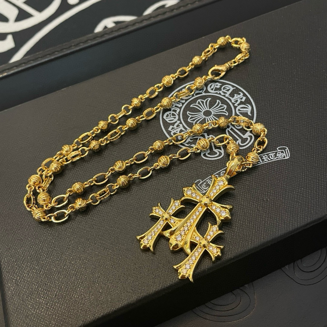 クロムハーツ「Chrome Hearts」クラシック ペンダントネックレス - 男女兼用