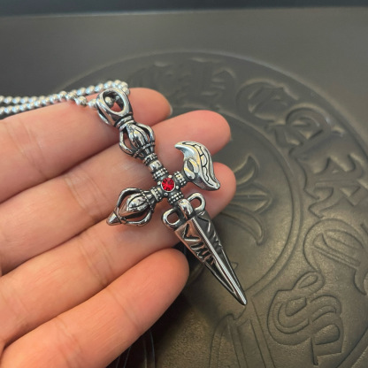 クロムハーツ「Chrome Hearts」クラシック ペンダントネックレス - 男女兼用