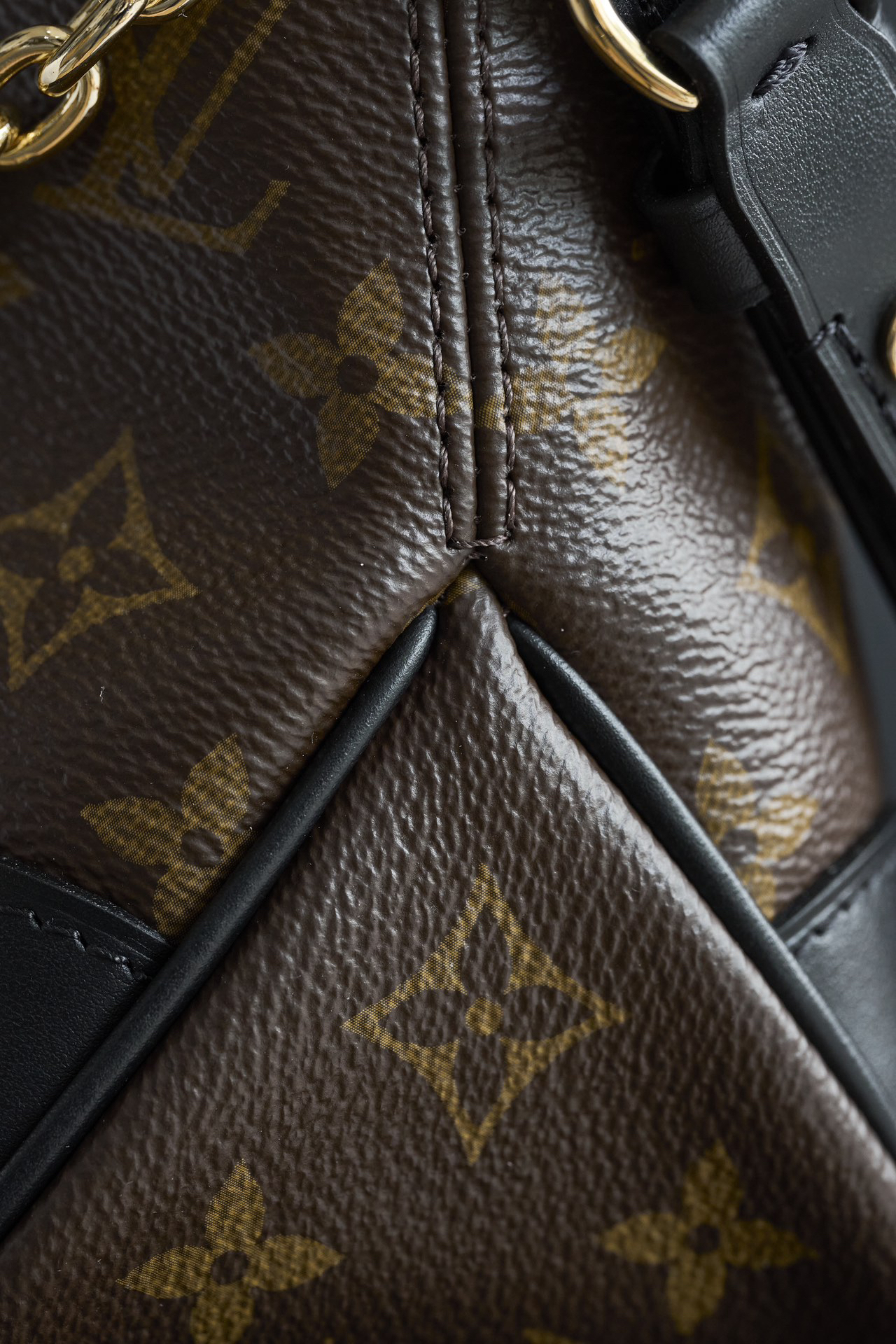 ルイ・ヴィトン「Louis Vuitton」ルイ・ヴィトン ブーローニュ モノグラム ブラック ハンドバッグ