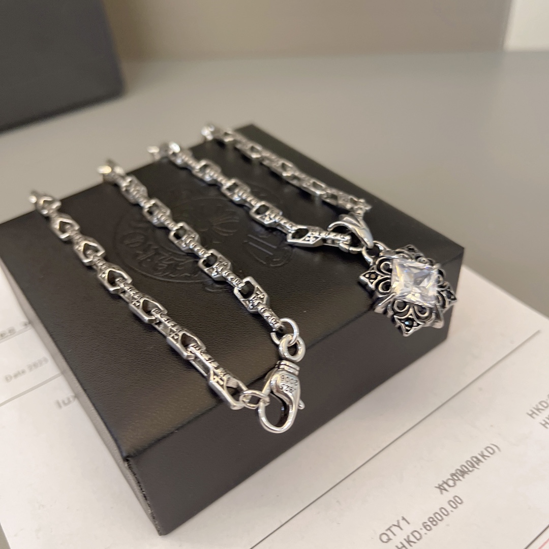 クロムハーツ「Chrome Hearts」シンプルペンダントネックレス - ユニセックス