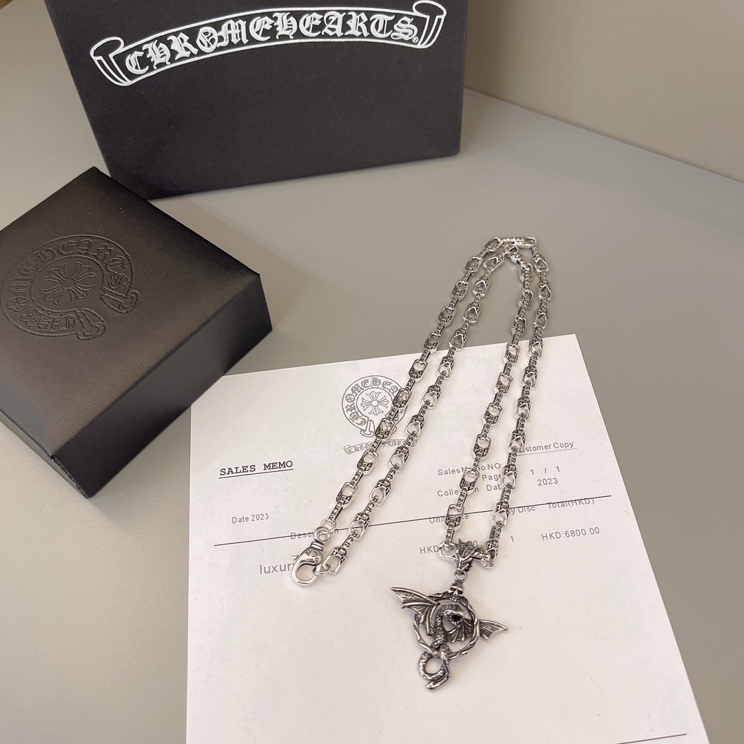 クロムハーツ「Chrome Hearts」シンプルペンダントネックレス - ユニセックス