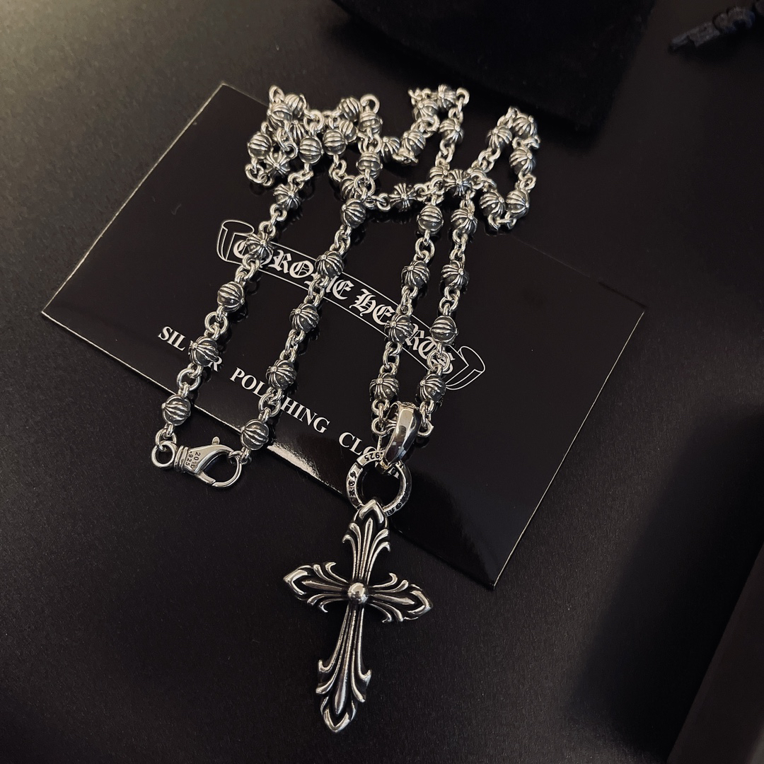 クロムハーツ「Chrome Hearts」シンプルペンダントネックレス - ユニセックス