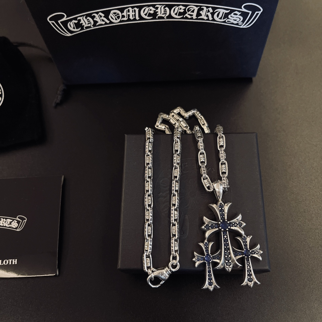 クロムハーツ「Chrome Hearts」シンプルペンダントネックレス - ユニセックス