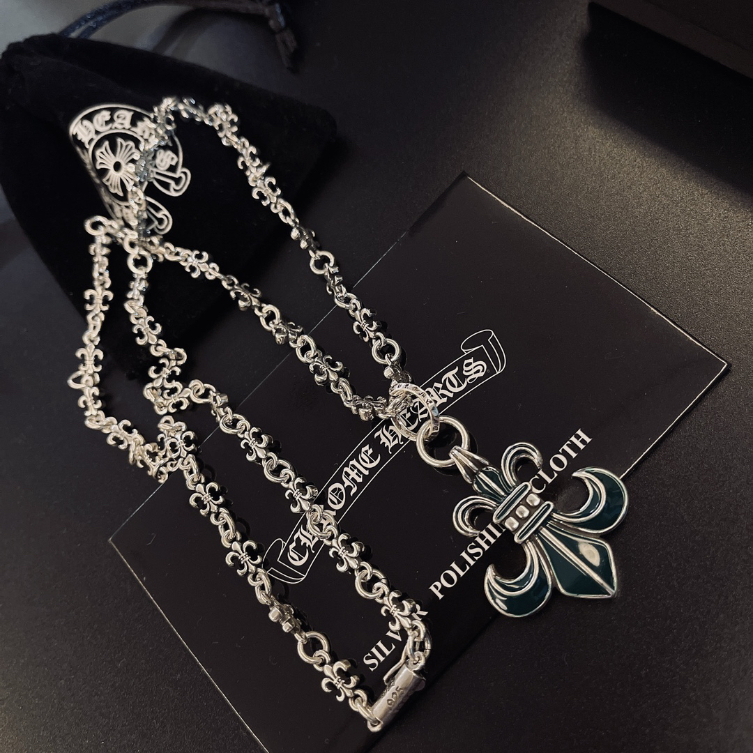 クロムハーツ「Chrome Hearts」シンプルペンダントネックレス - ユニセックス