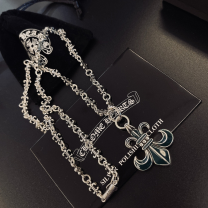 クロムハーツ「Chrome Hearts」シンプルペンダントネックレス - ユニセックス