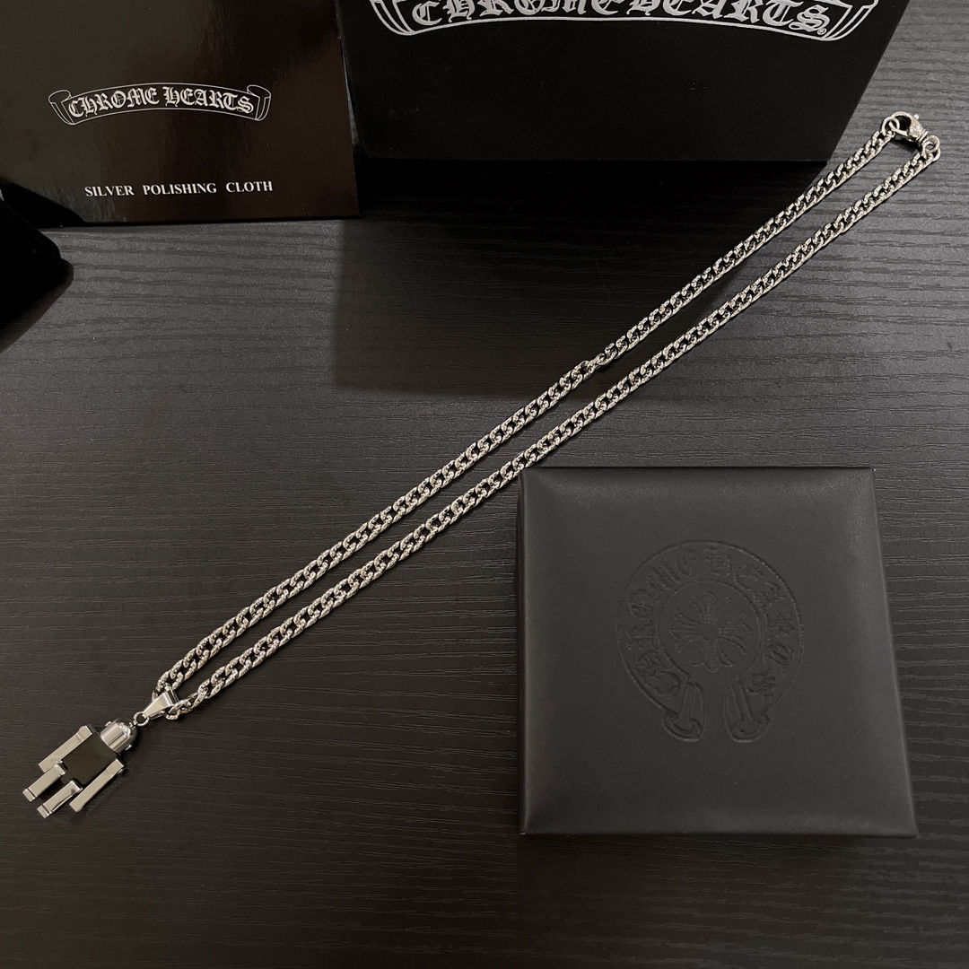 クロムハーツ「Chrome Hearts」シンプルペンダントネックレス - ユニセックス