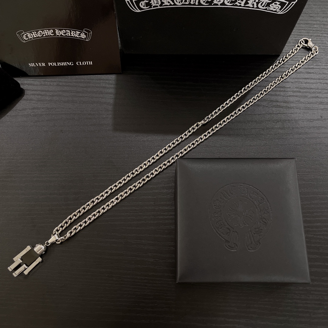 クロムハーツ「Chrome Hearts」シンプルペンダントネックレス - ユニセックス