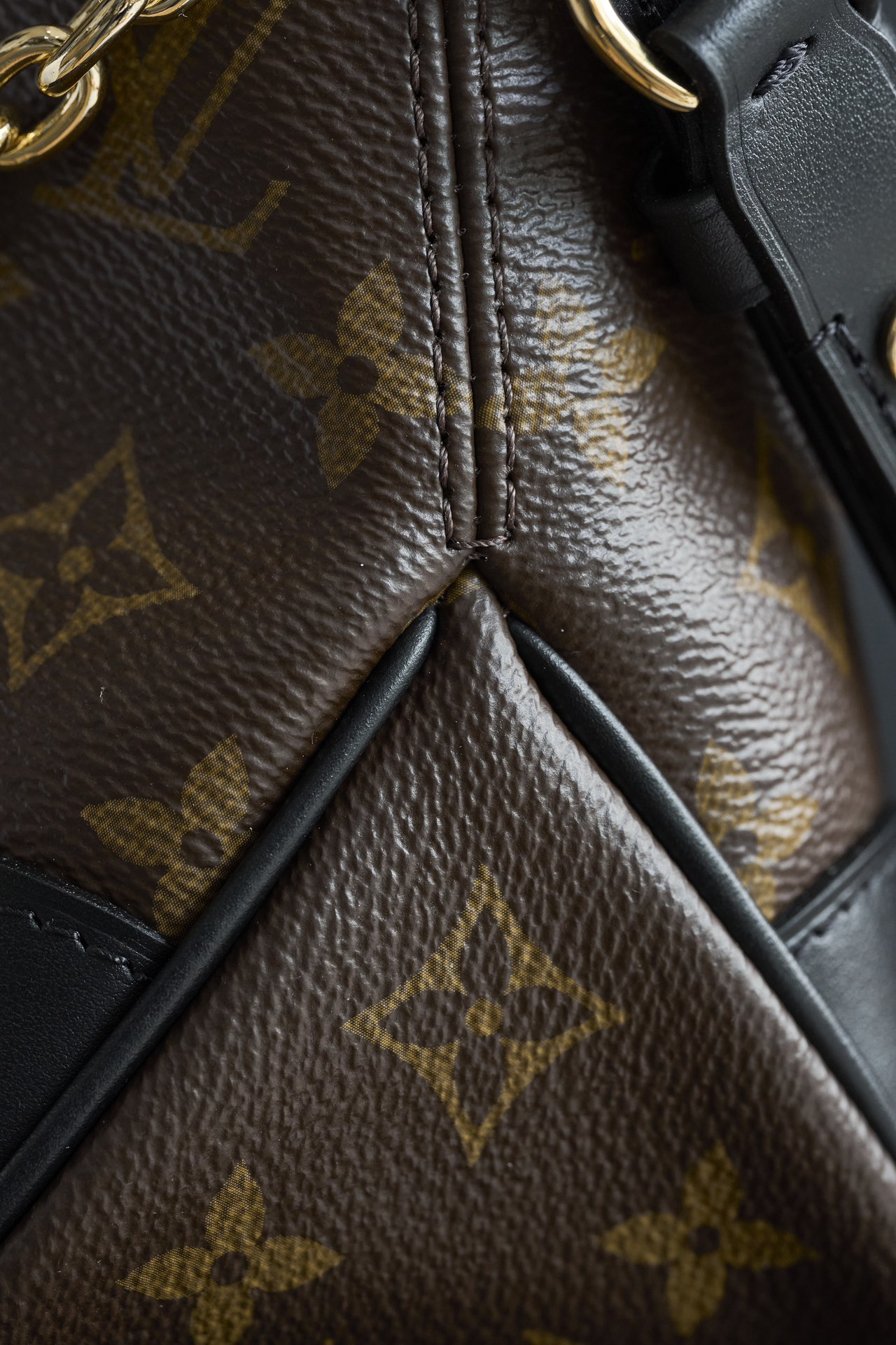 ルイ・ヴィトン「Louis Vuitton」ルイ・ヴィトン ブーローニュ モノグラム ブラック ハンドバッグ