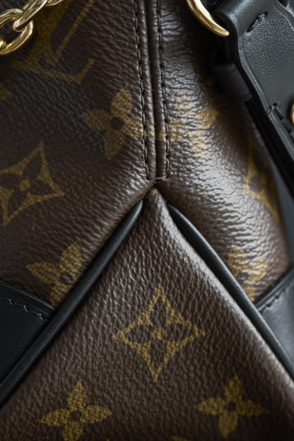 ルイ・ヴィトン「Louis Vuitton」ルイ・ヴィトン ブーローニュ モノグラム ブラック ハンドバッグ