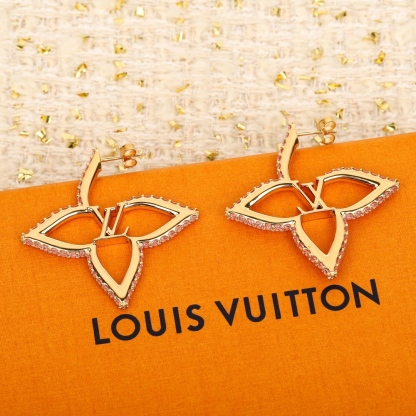 ルイ・ヴィトン「Louis Vuitton」 Idylle Blossom ピンクダイヤモンド・イヤリング（イヤリング）