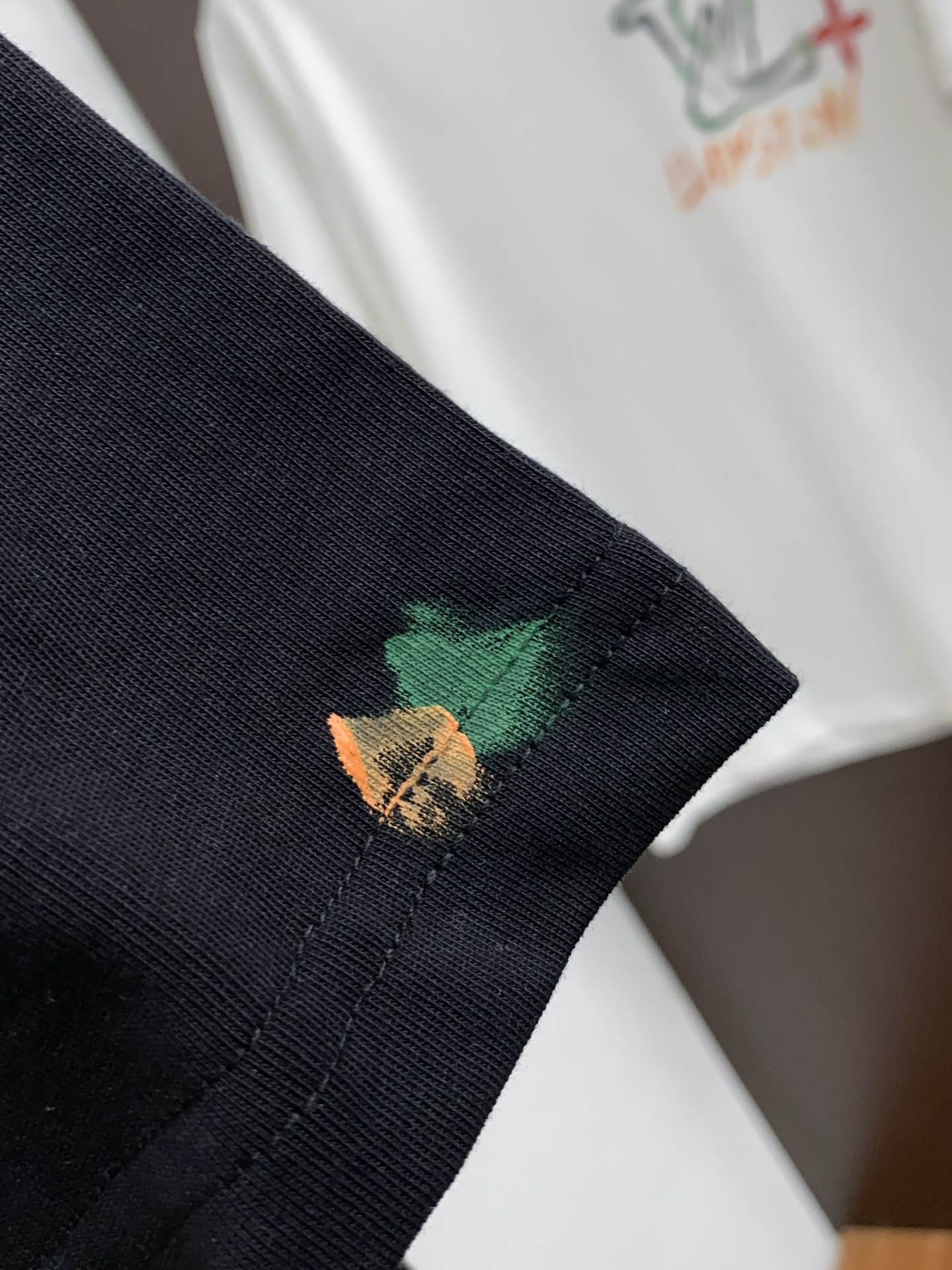 ルイ・ヴィトン「Louis Vuitton」SS25 新工艺モノグラム コットン オーバーサイズ クルーネックTシャツ（メンズ）