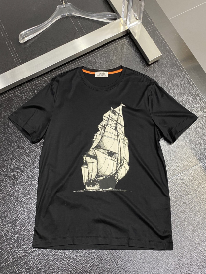 エルメス「Hermès」2025 メンズ カジュアルTシャツ
