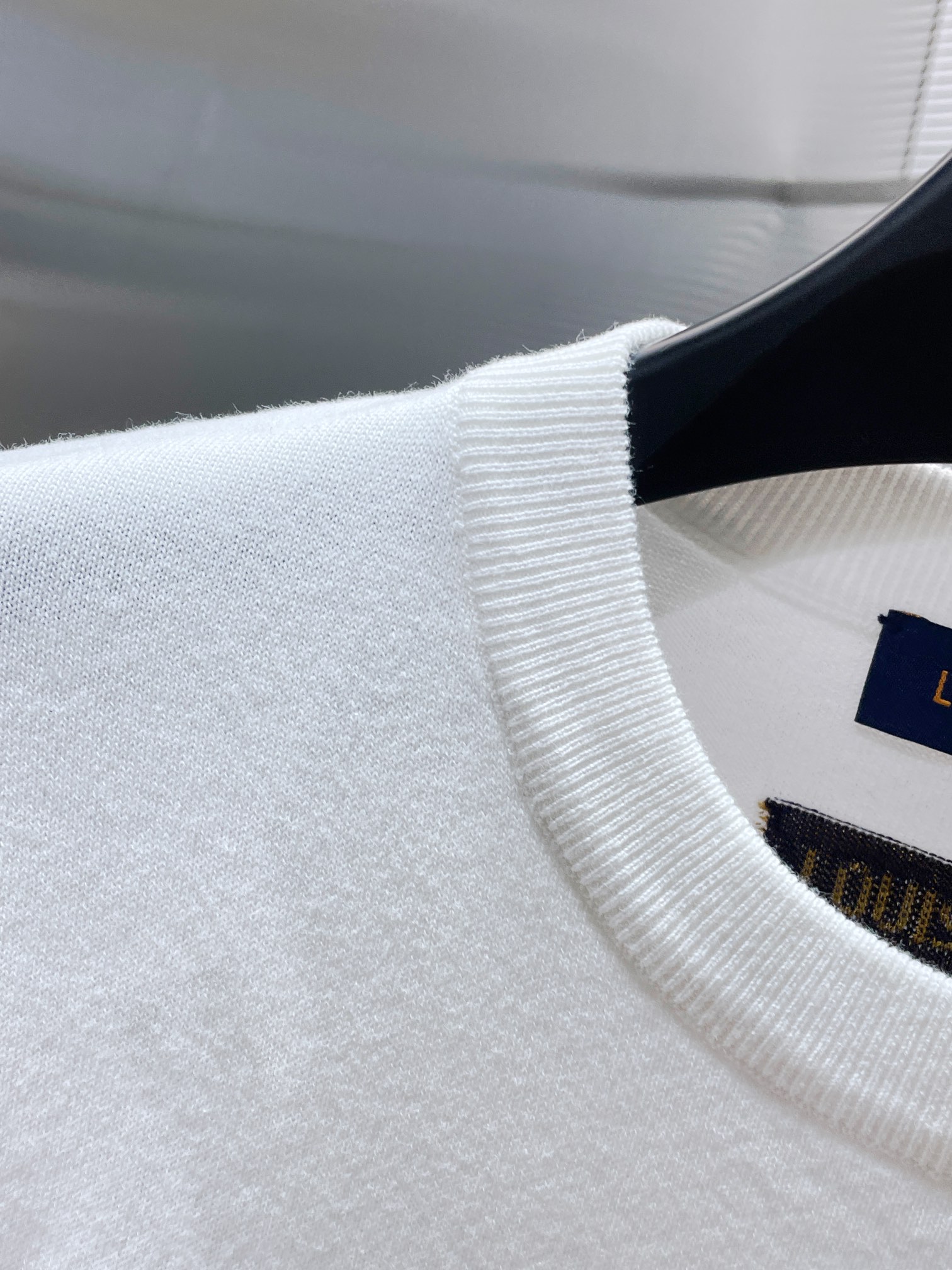 ルイ・ヴィトン「Louis Vuitton」2025SS プレミアム ニット クルーネックTシャツ（メンズ）