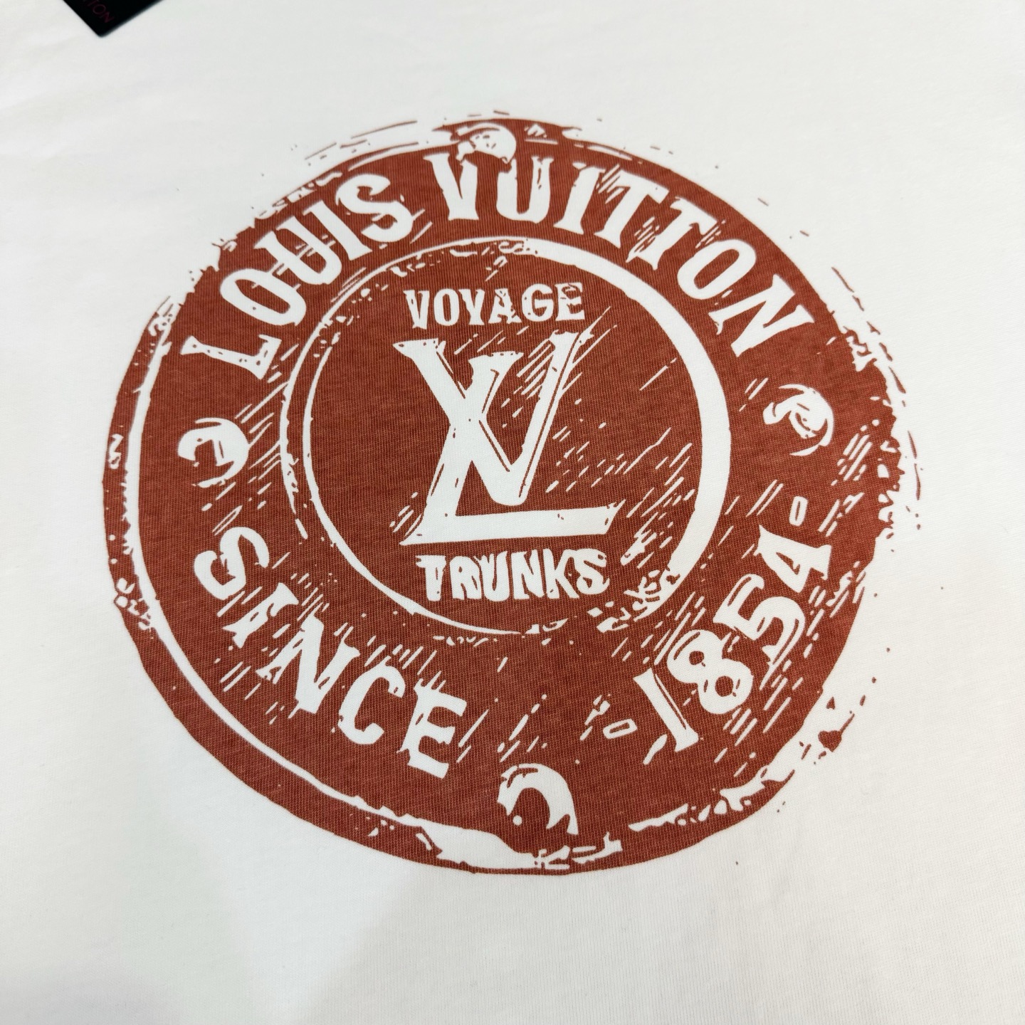 ルイ・ヴィトン「Louis Vuitton」2025SS サークルモノグラム プリント クルーネックTシャツ（メンズ）