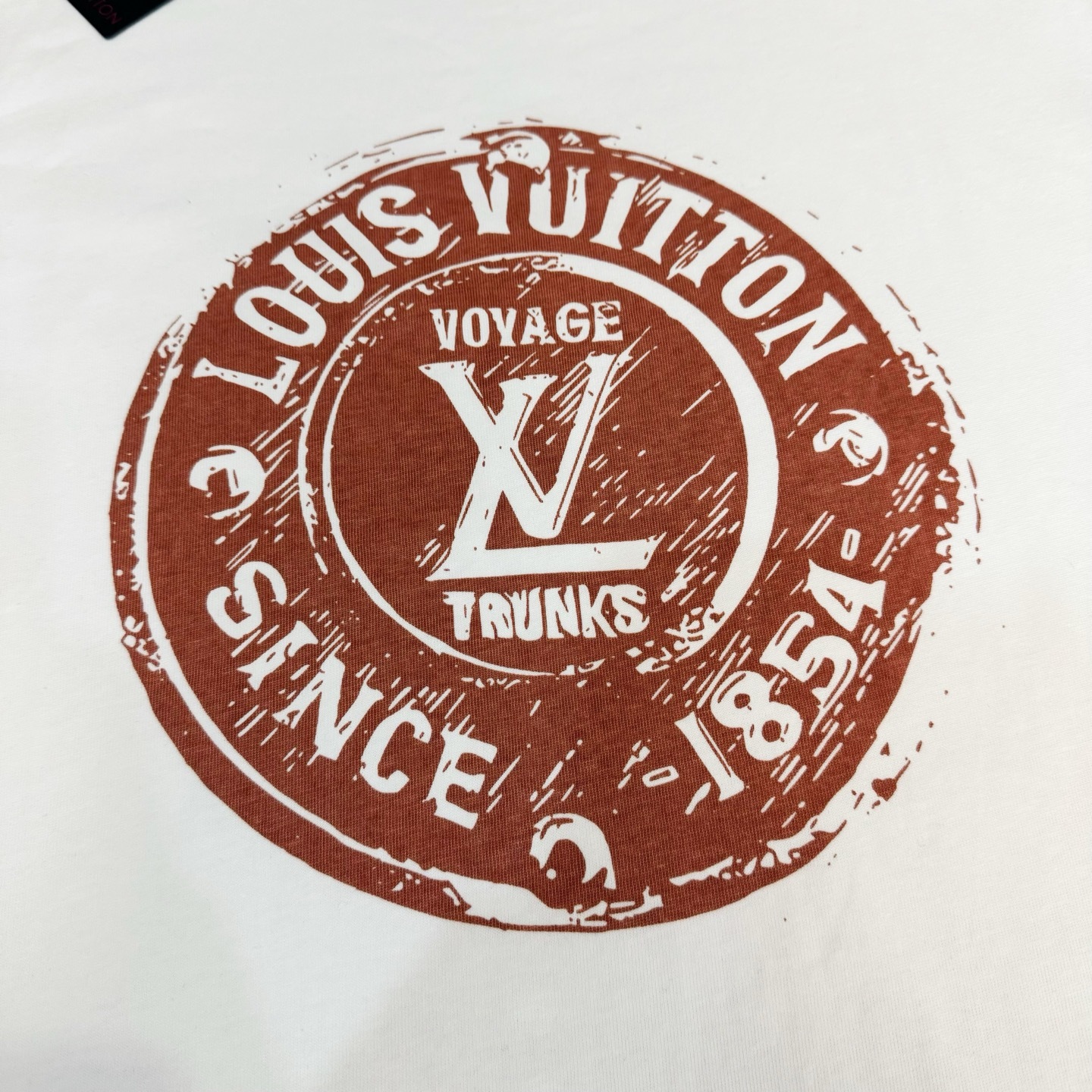 ルイ・ヴィトン「Louis Vuitton」2025SS サークルモノグラム プリント クルーネックTシャツ（メンズ）
