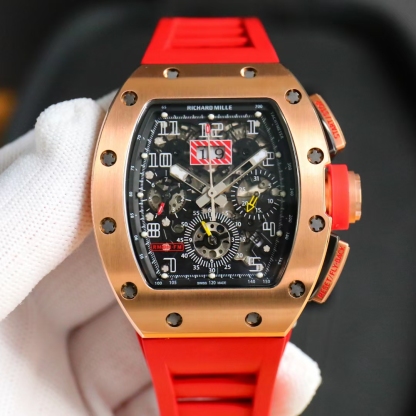 リシャール ミル「Richard Mille」フェリペ・マッサ ブルー 自動巻きクロノグラフ50×40mm