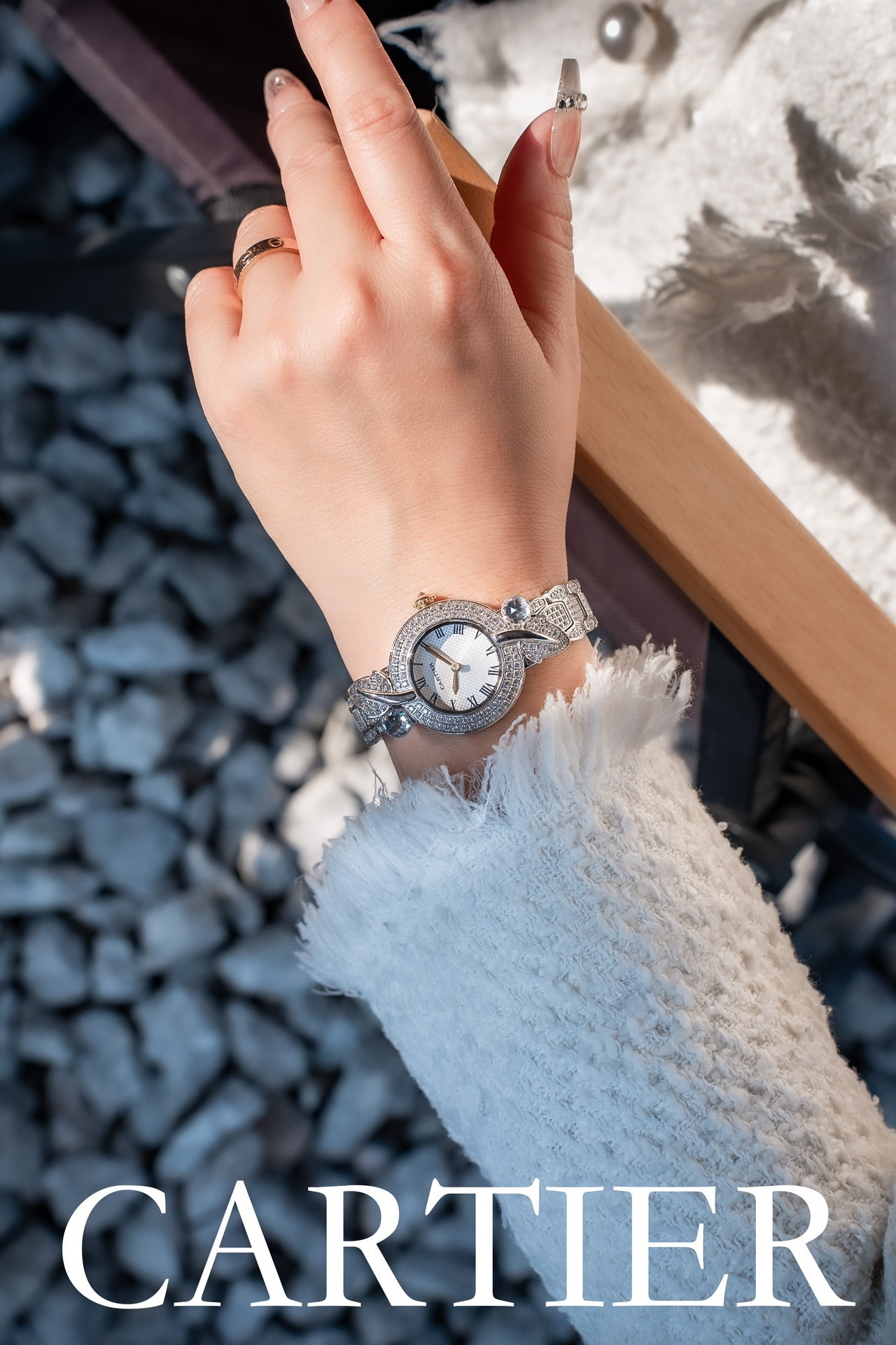 カルティエ［Cartier］パール ビヨンド アート ハイジュエリー 腕時計32MM