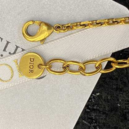 ディオール「Dior」ROSE DIOR PRÉ CATELAN ピンクダイヤモンドネックレス42CM