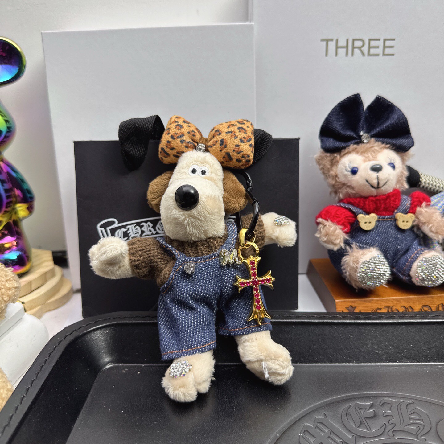 クロムハーツ「Chrome Hearts」バッグチャーム - すべてのトレンドバッグに合わせて、クールでキュートなスタイルを