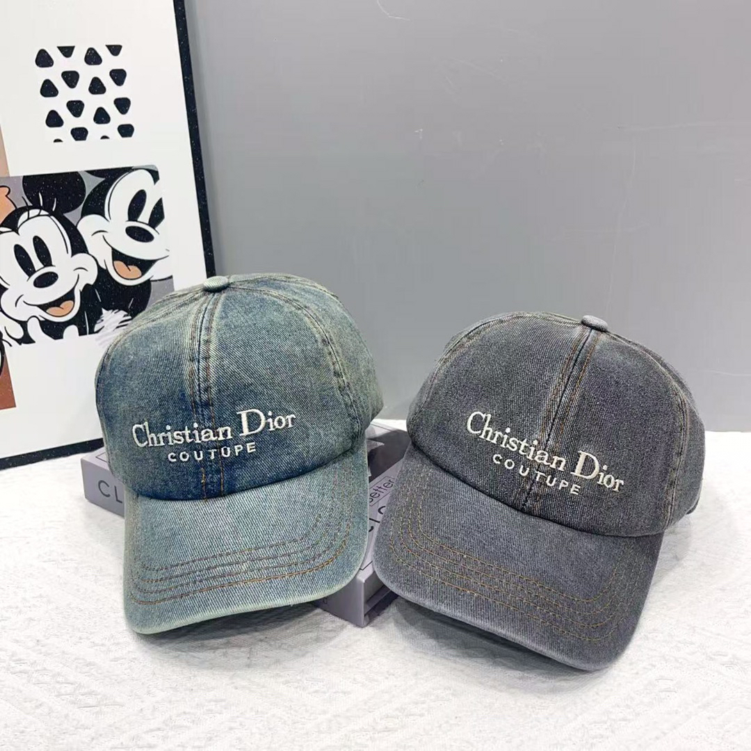 ディオール「Dior」2025春夏 シンプル ベースボールキャップ