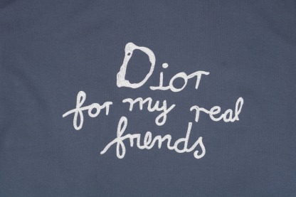 ディオール「Dior」24SS Dio47 ロゴ刺繍Tシャツ
